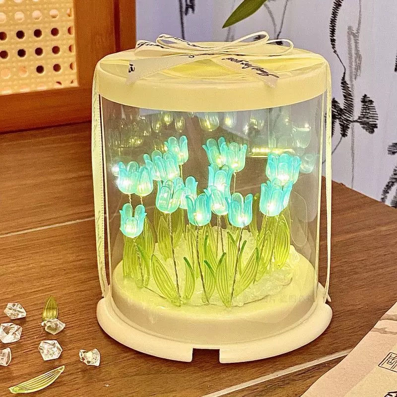 Decor Lighting Table Lamps - DIY Lale Lamba Simülasyon Çiçek Deniz