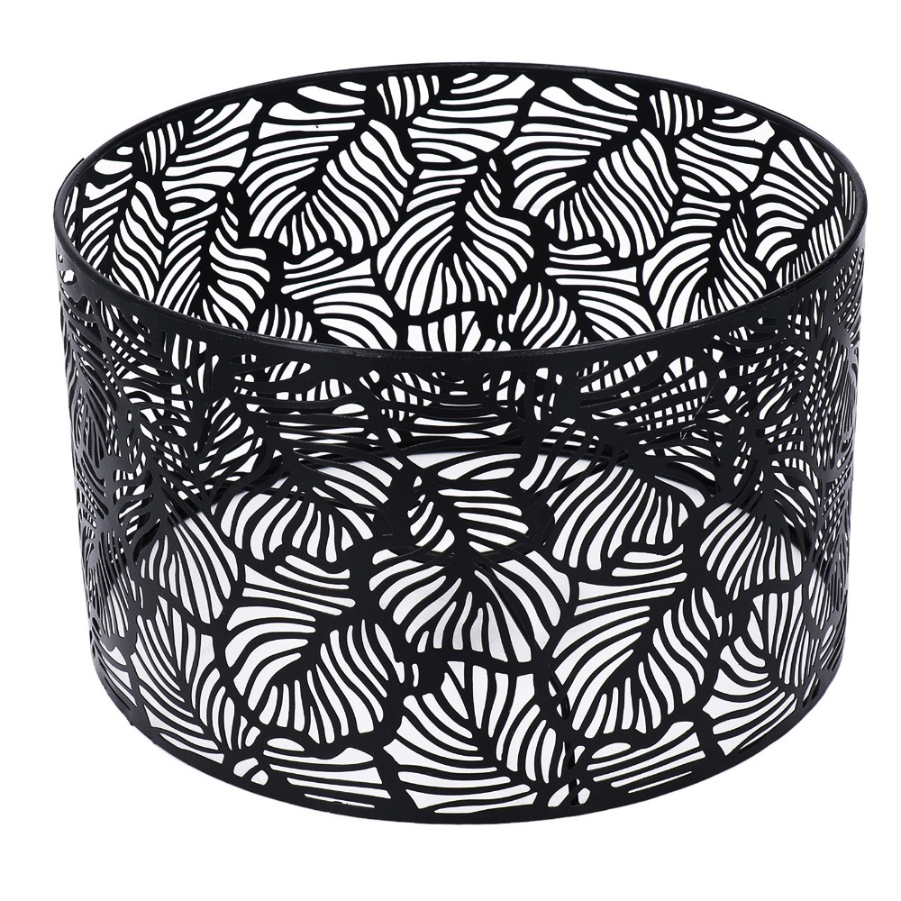 Geometric Lamp Shade - Basit Demir Abajur Geometrik Desenli Orta