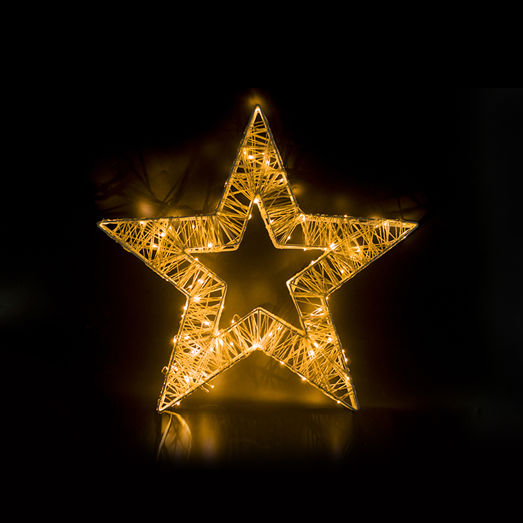 Pendant Lighting Christmas Decor - LED Beş Köşeli Yıldız Dış Mekan
