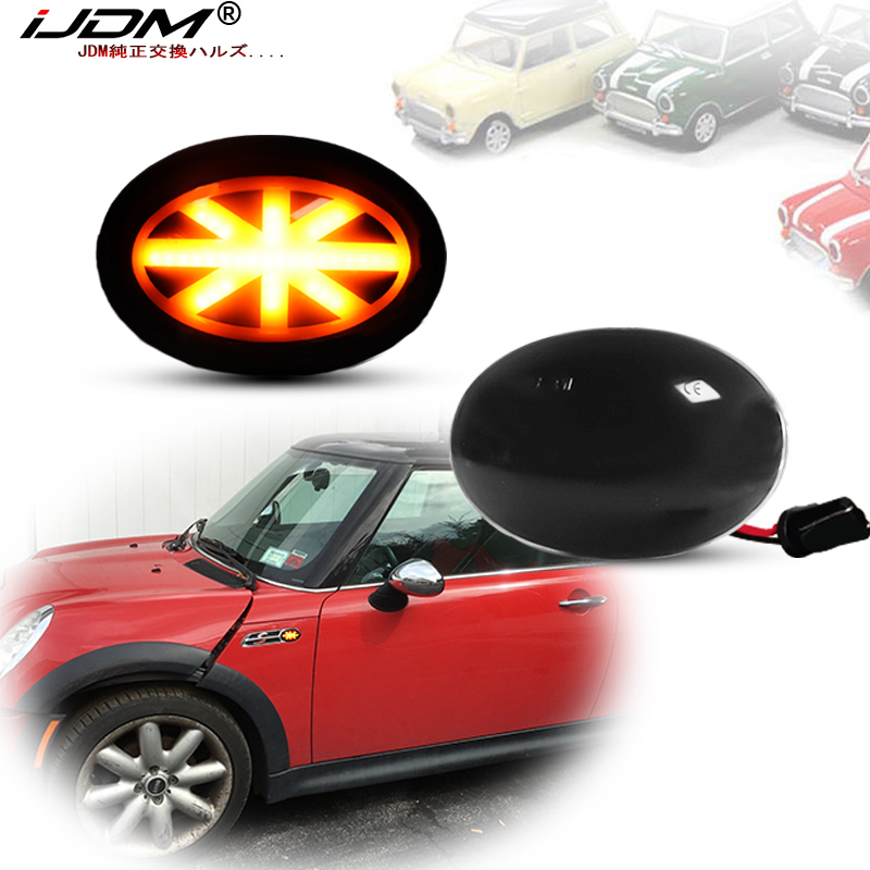 Union Lighting & Decor - iJDM Amber Union Jack logolu LED