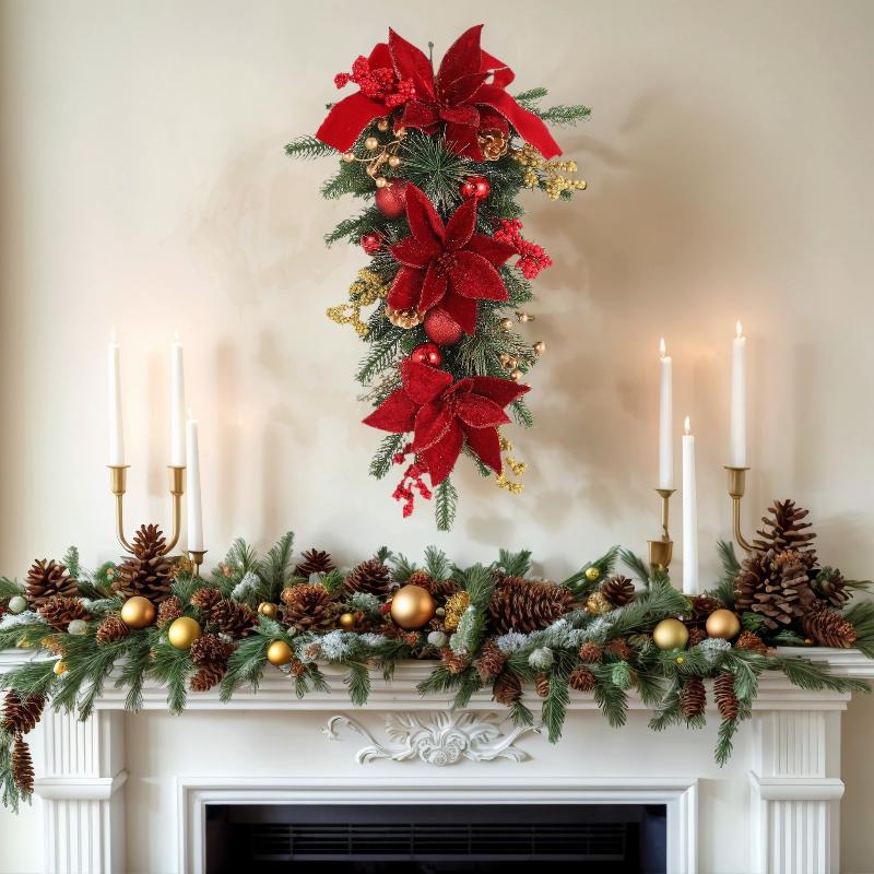Pendant Lighting Christmas Decor - 60 CM Noel Çelenk Kolye Işık