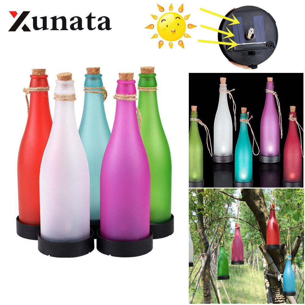 Lantern Paper Solar - Şarap şişesi asılı ışık lambası güneş