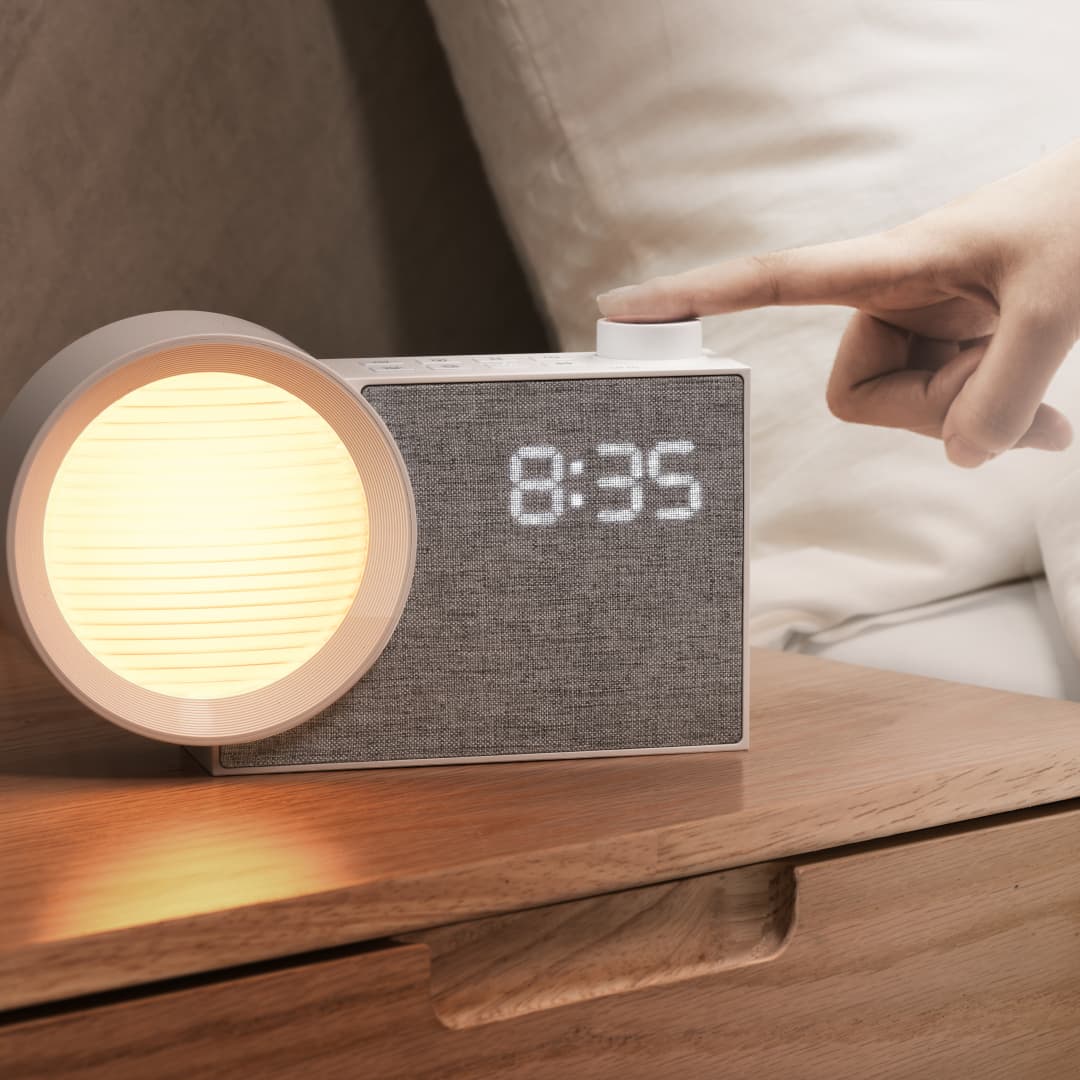 Lighting Decor For Bedroom - WILIT LED Gece Lambası Alarm Saatli