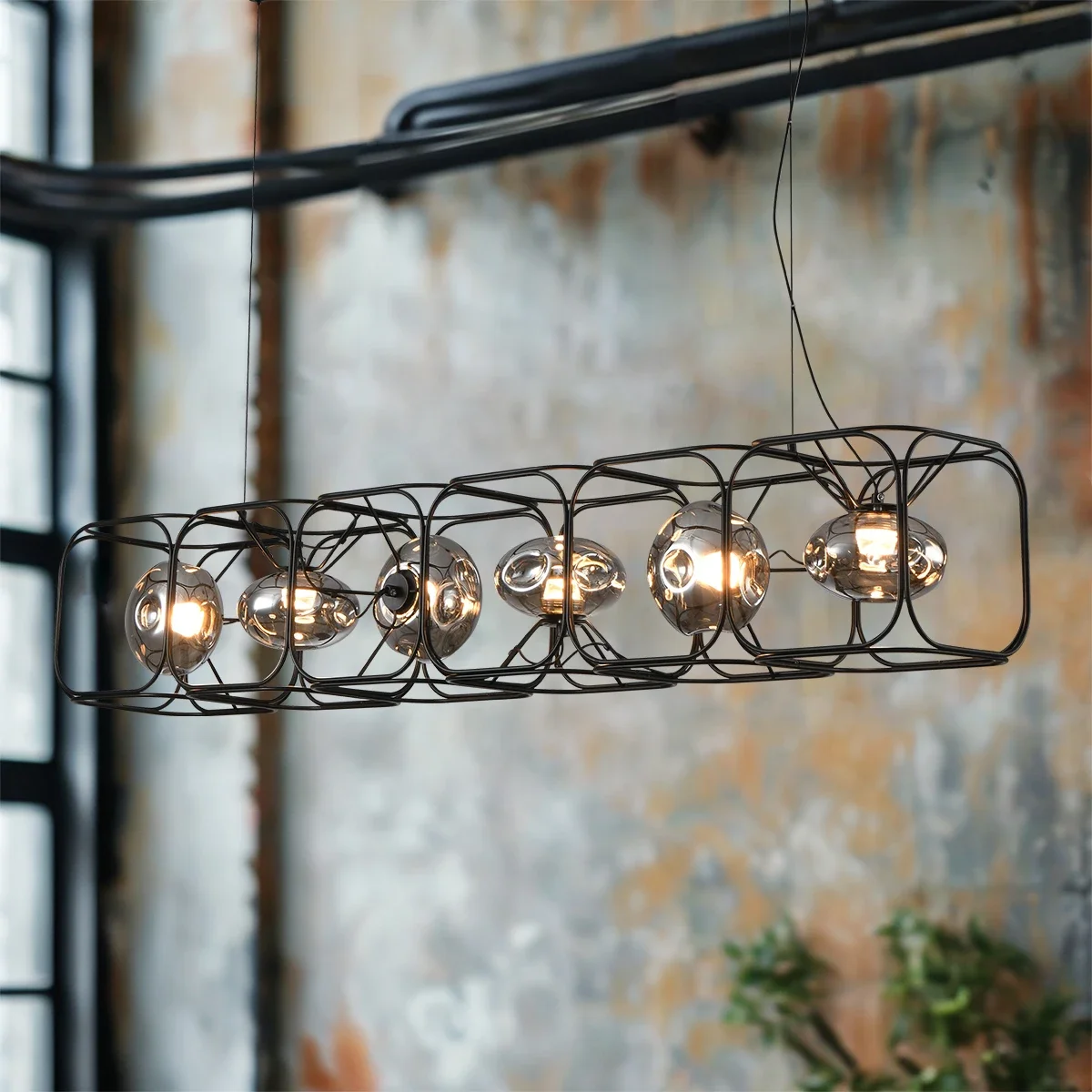 Retro LED Avize Siyah Geometri - Geometric Lamp Shade incelemesi ve fiyatı