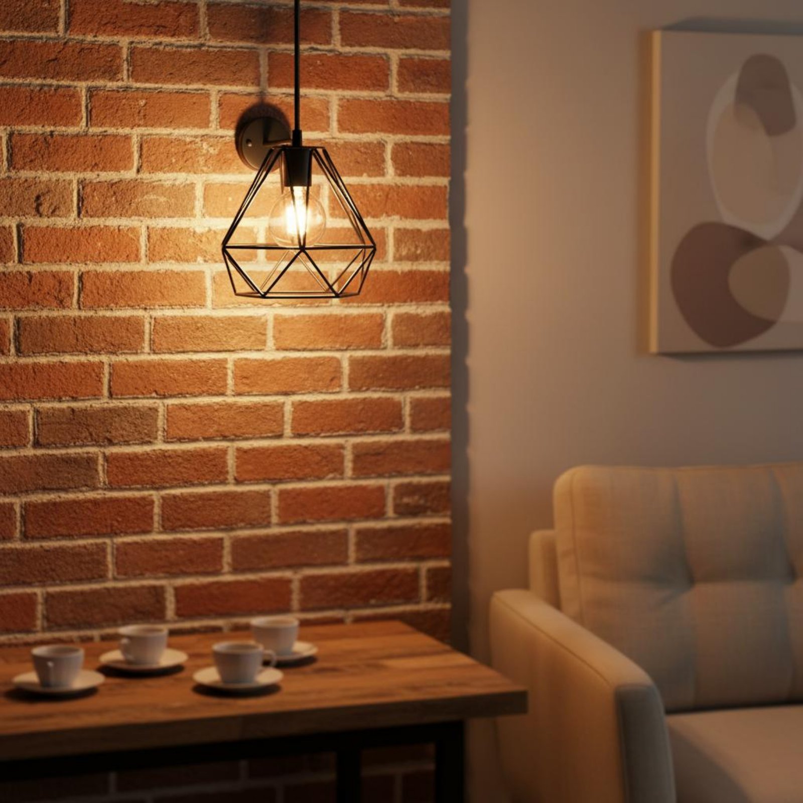 Eşkenar Dörtgen Şekilli Abajur - Geometric Lamp Shade incelemesi ve fiyatı