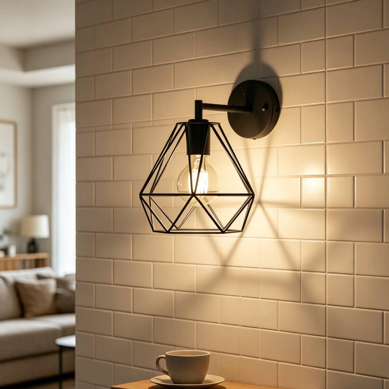 Eşkenar Dörtgen Şekilli Abajur - Geometric Lamp Shade incelemesi ve fiyatı