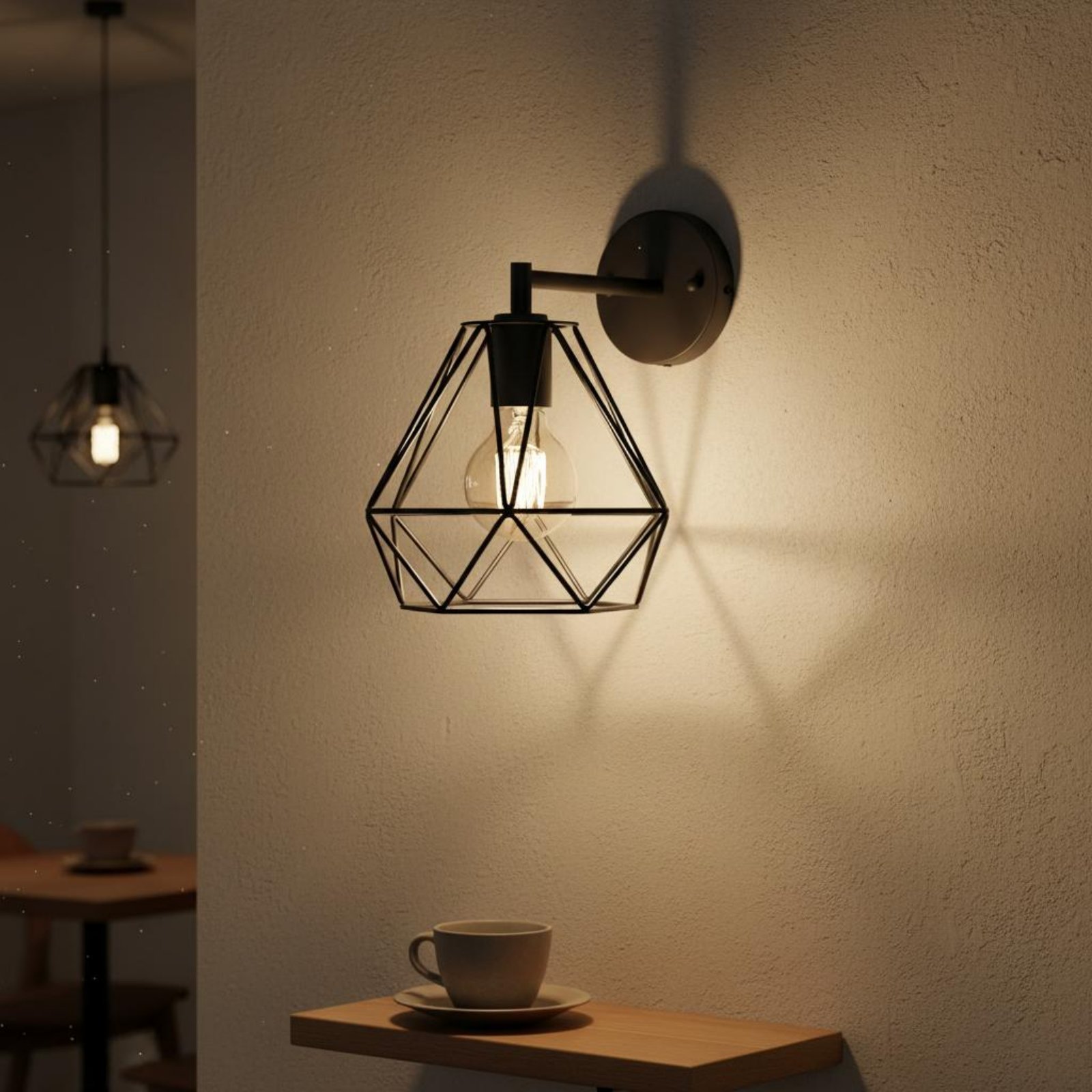 Eşkenar Dörtgen Şekilli Abajur - Geometric Lamp Shade incelemesi ve fiyatı