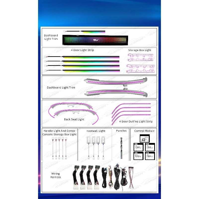 RGB Senfoni Atmosfer Işık Kiti - Lighting Interior Decor incelemesi ve fiyatı