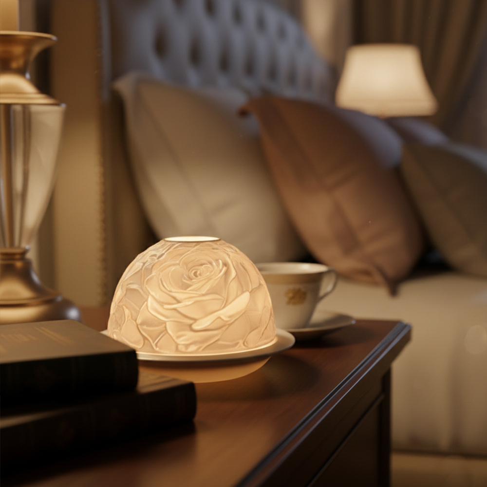 Zarif Gül Porselen Mumluk Sıca - Wedding Lighting And Decor incelemesi ve fiyatı
