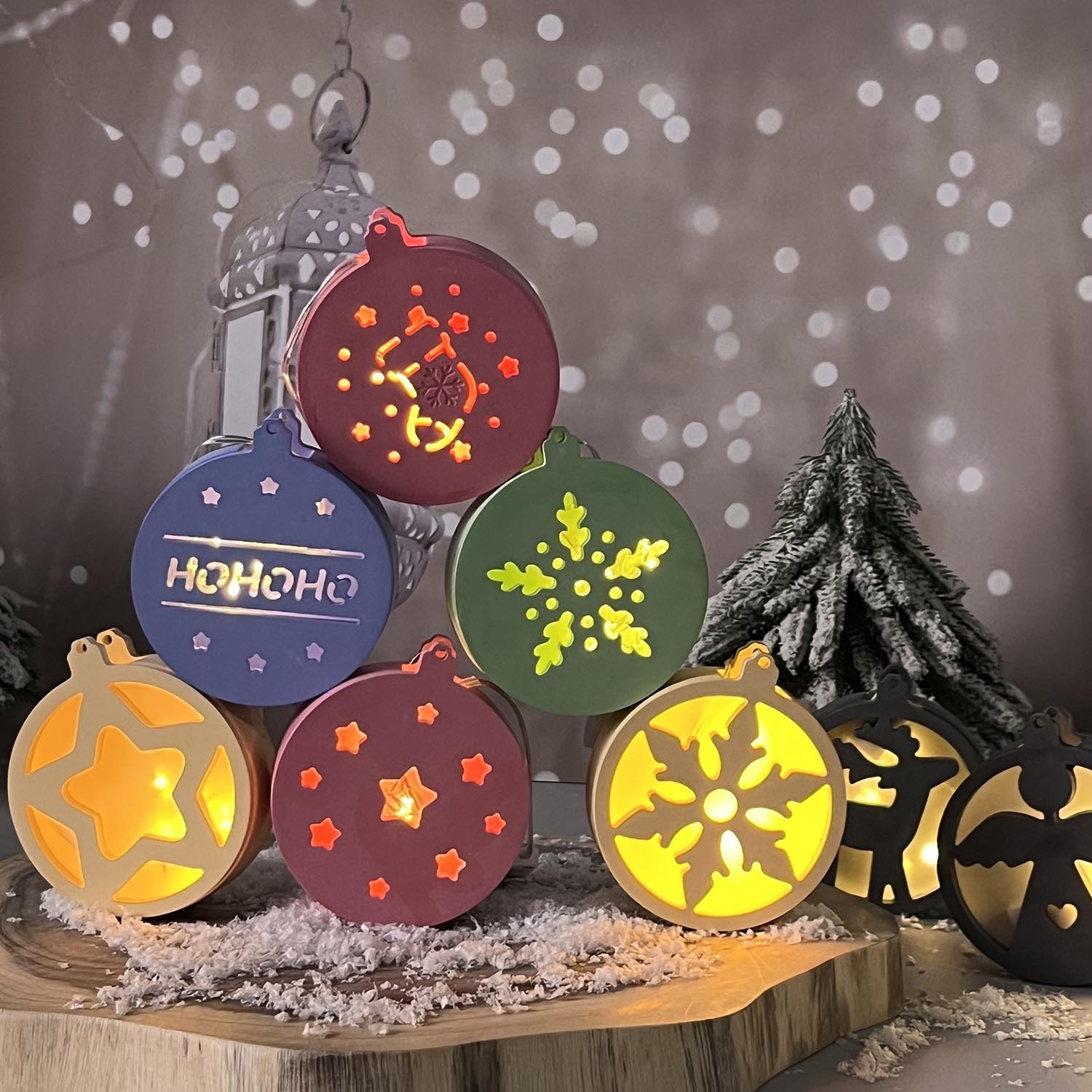 Noel Serisi Gece Lambası Kolye - Pendant Lighting Christmas Decor incelemesi ve fiyatı
