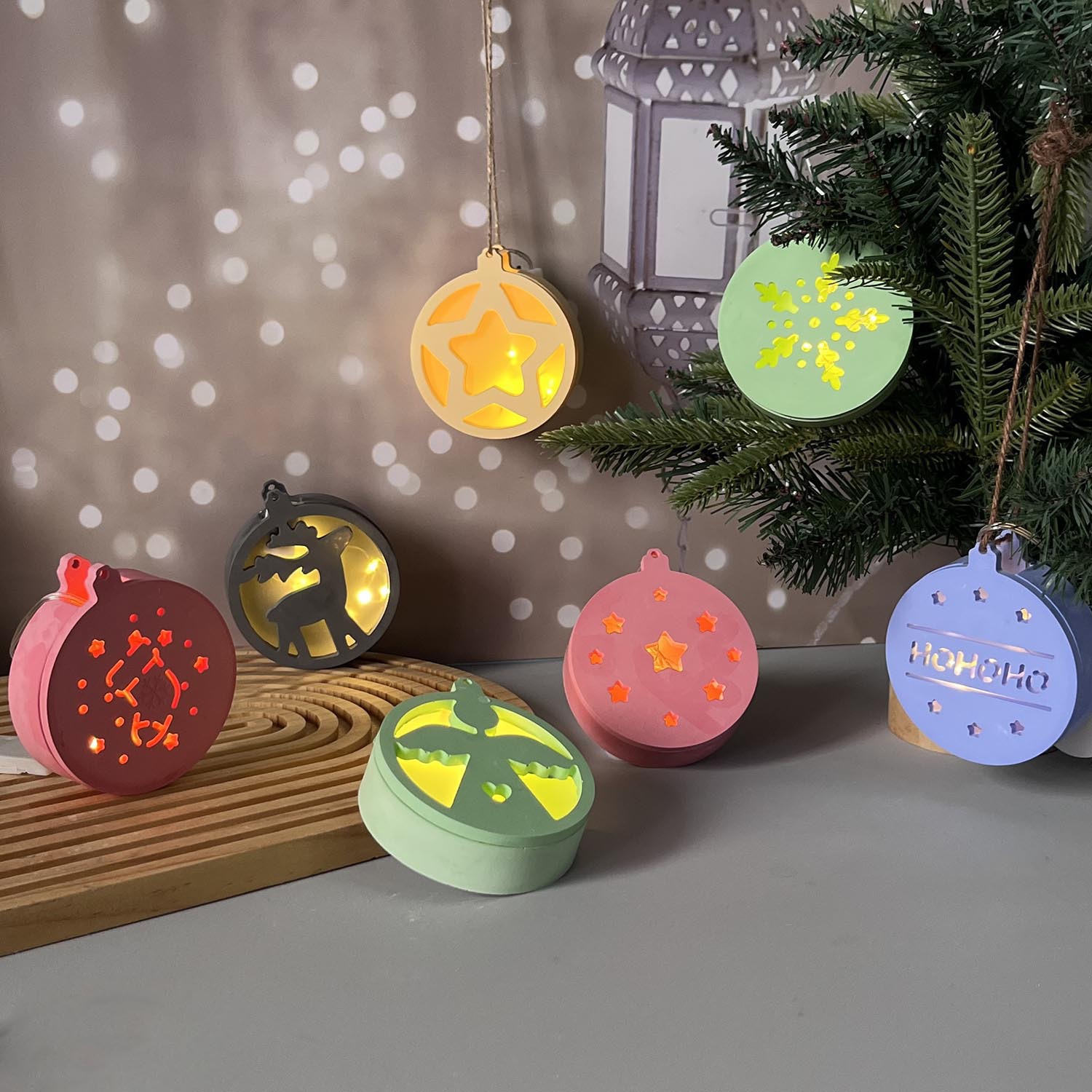 Noel Serisi Gece Lambası Kolye - Pendant Lighting Christmas Decor incelemesi ve fiyatı