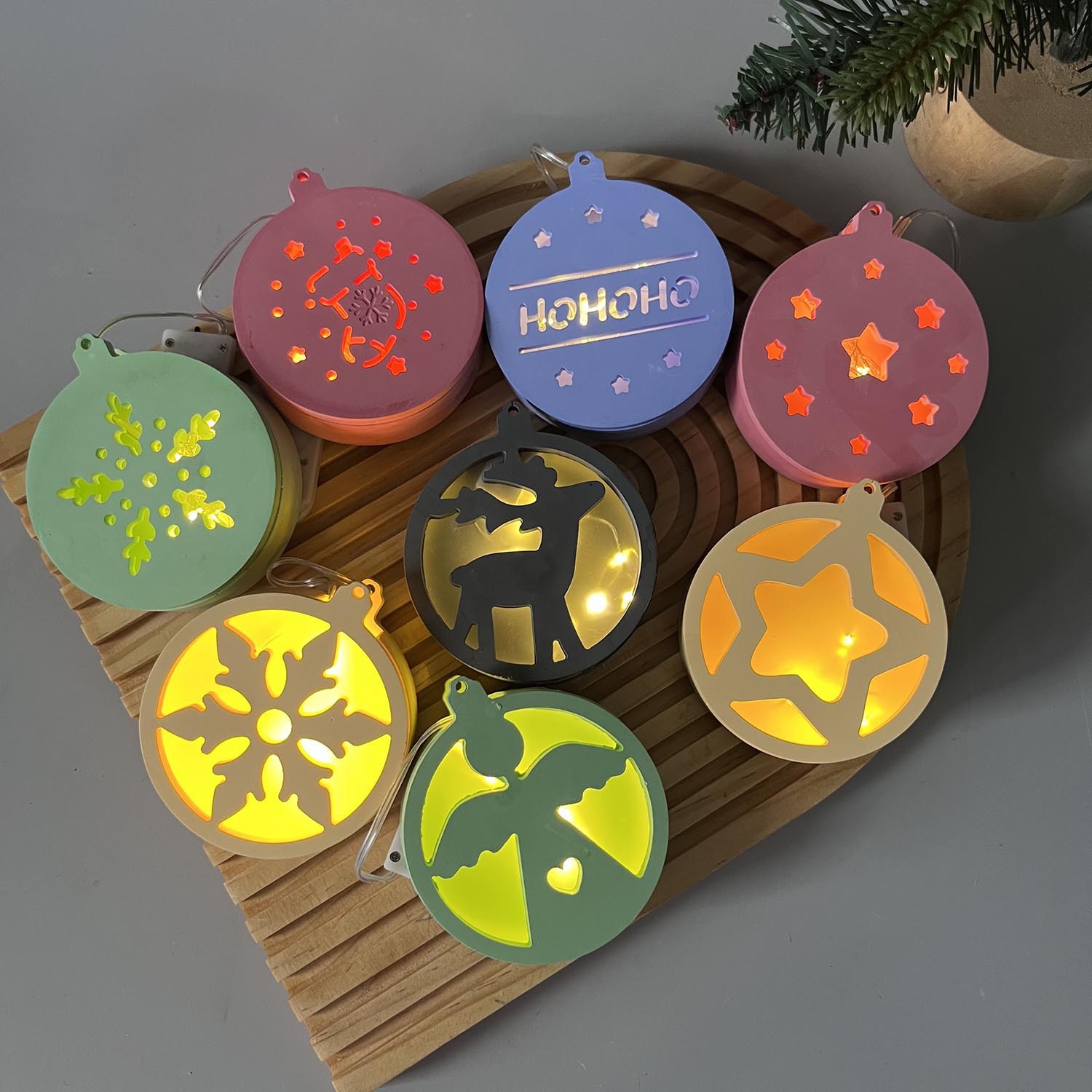 Noel Serisi Gece Lambası Kolye - Pendant Lighting Christmas Decor incelemesi ve fiyatı
