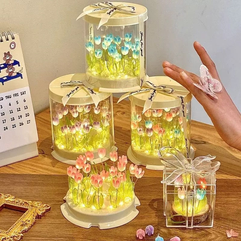 DIY Lale Lamba Simülasyon Çiçe - Decor Lighting Table Lamps incelemesi ve fiyatı