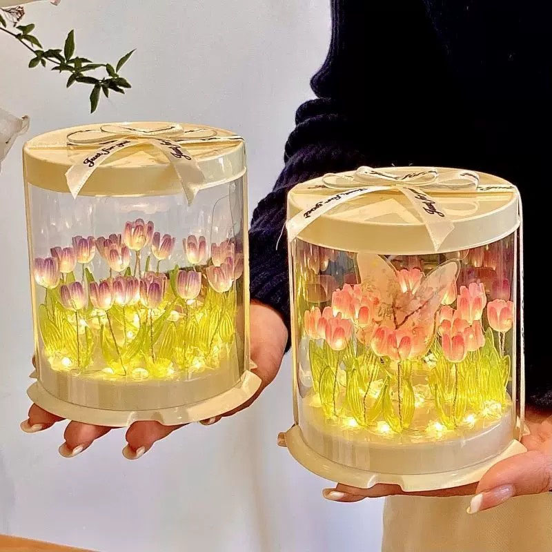 DIY Lale Lamba Simülasyon Çiçe - Decor Lighting Table Lamps incelemesi ve fiyatı