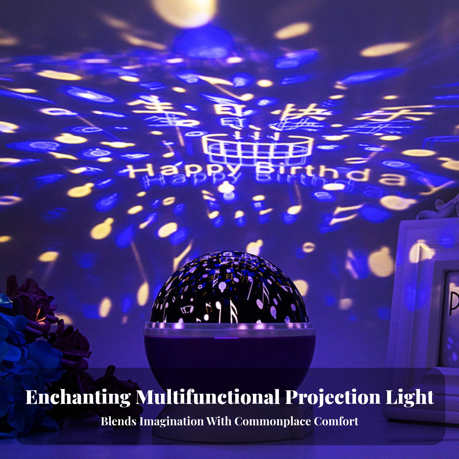 Galaksi Projeksiyon Cihazı Gök - Lighting Decor For Bedroom incelemesi ve fiyatı