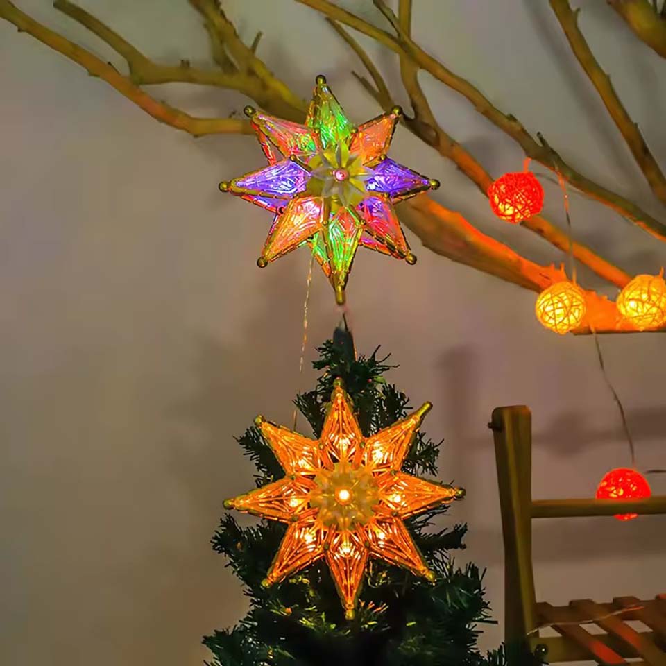Işıklı Yıldız Ağaç Üstü Süsü N - Pendant Lighting Christmas Decor incelemesi ve fiyatı