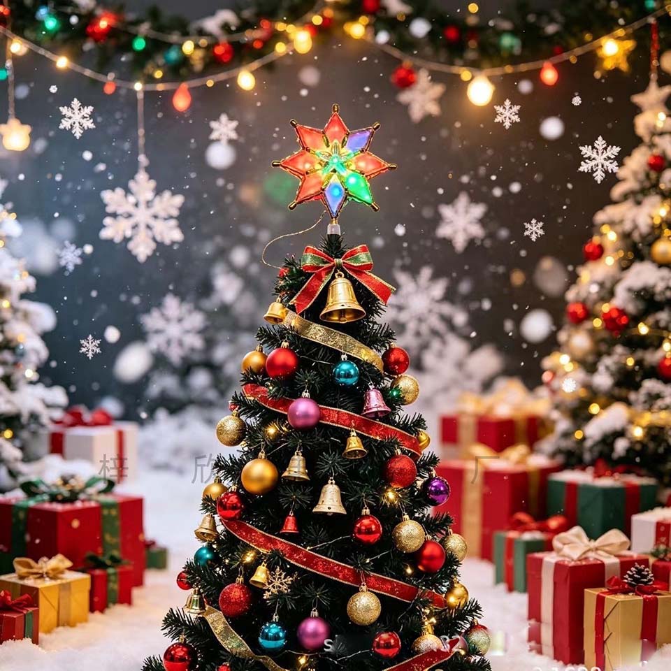 Işıklı Yıldız Ağaç Üstü Süsü N - Pendant Lighting Christmas Decor incelemesi ve fiyatı