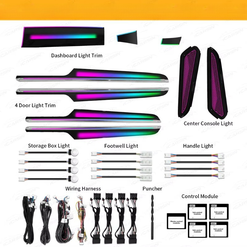 64 Renkli RGB Dinamik Atmosfer - Lighting Interior Decor incelemesi ve fiyatı