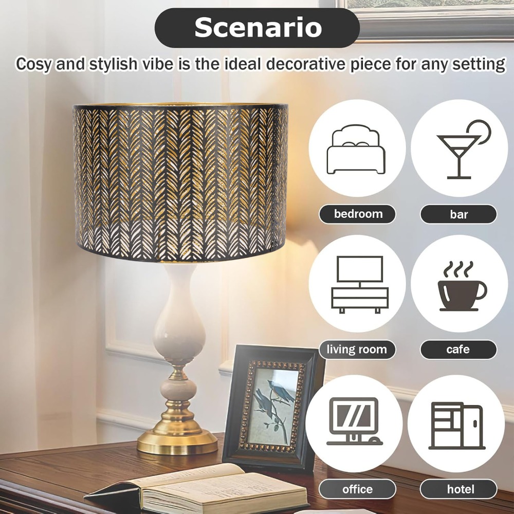 Modern Demir Abajur Geometrik  - Geometric Lamp Shade incelemesi ve fiyatı
