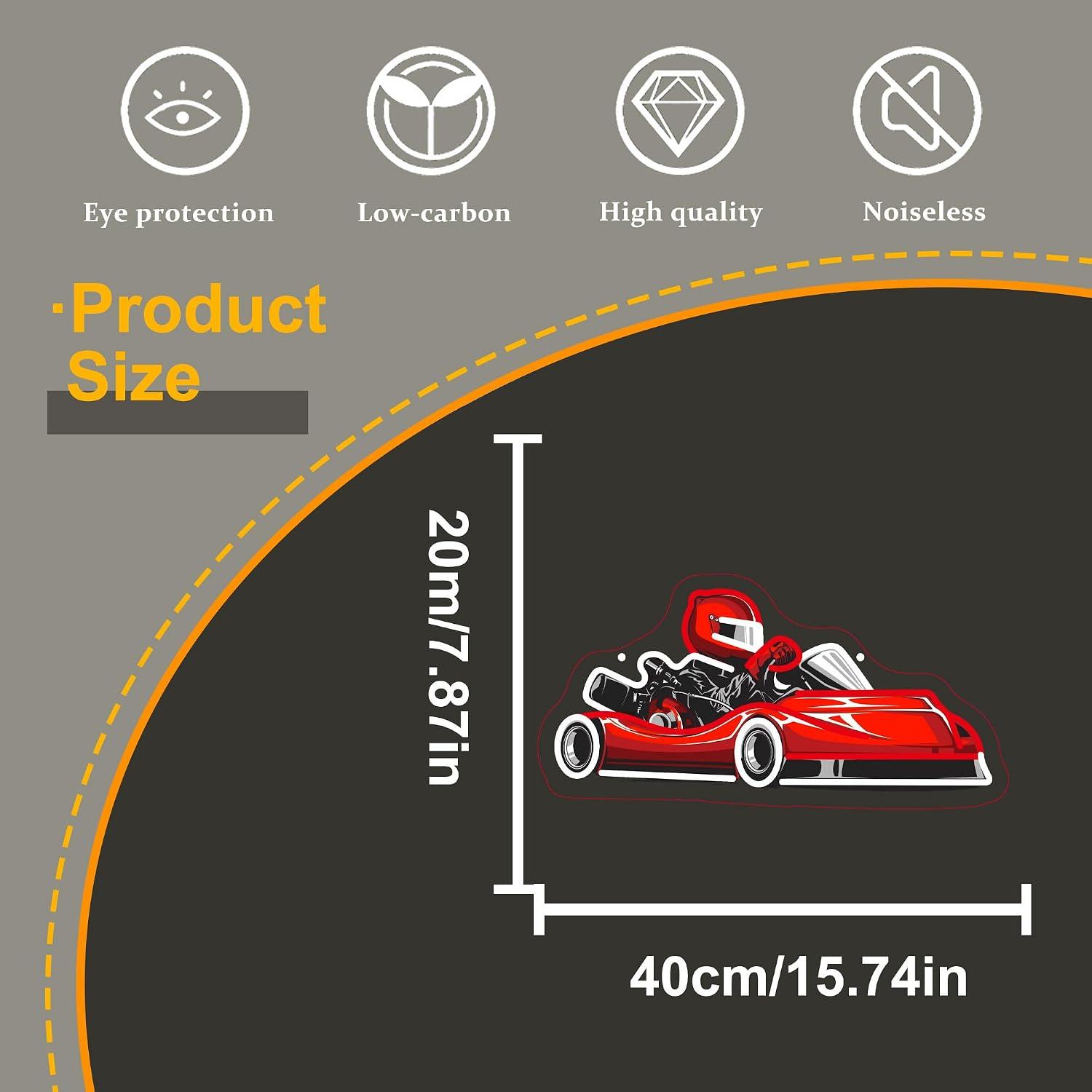 Go Kart Yarışçısı Neon Tabela  - Decor Kart Lighting incelemesi ve fiyatı