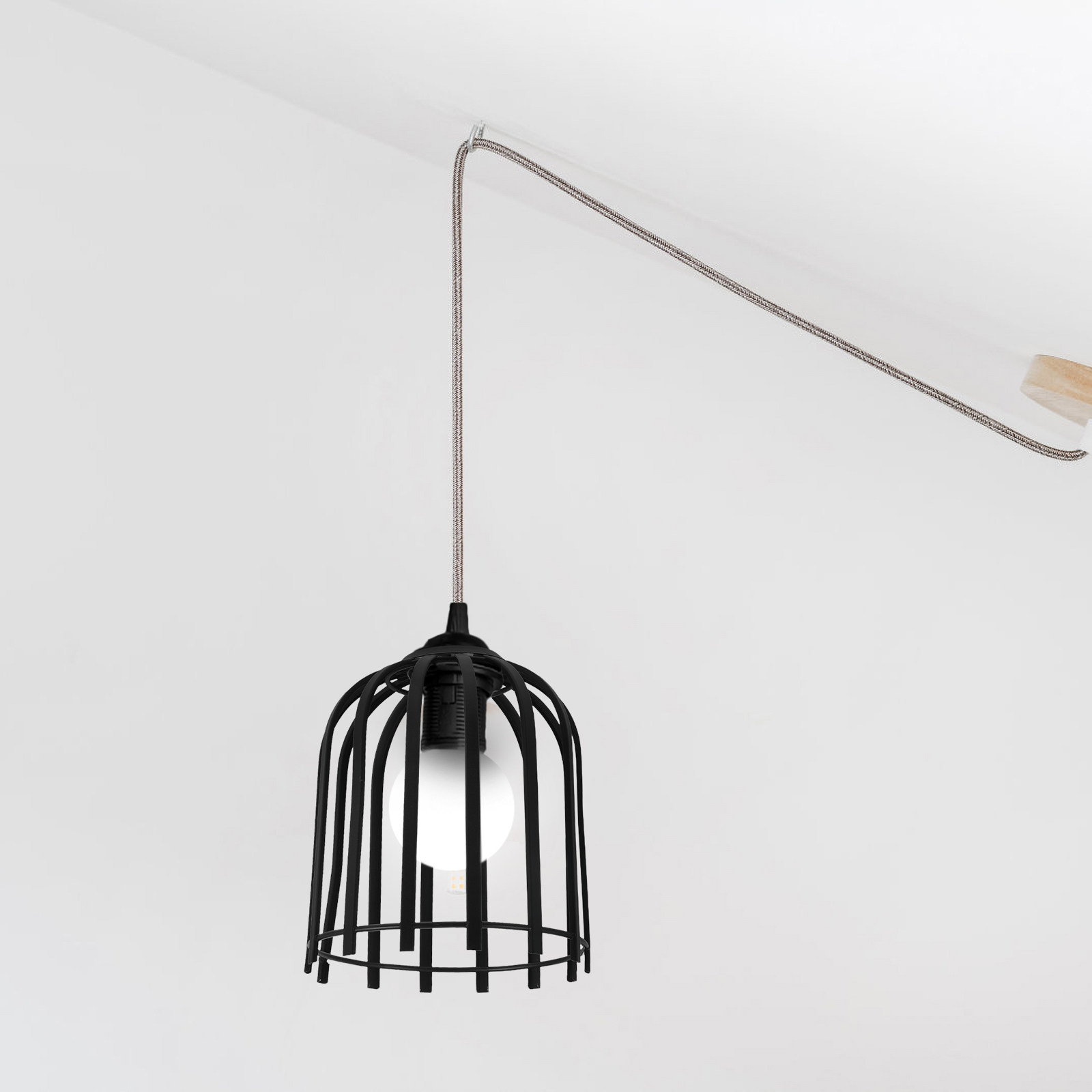 1 Adet Demir Tel Sarkıt Lamba  - Geometric Lamp Shade incelemesi ve fiyatı