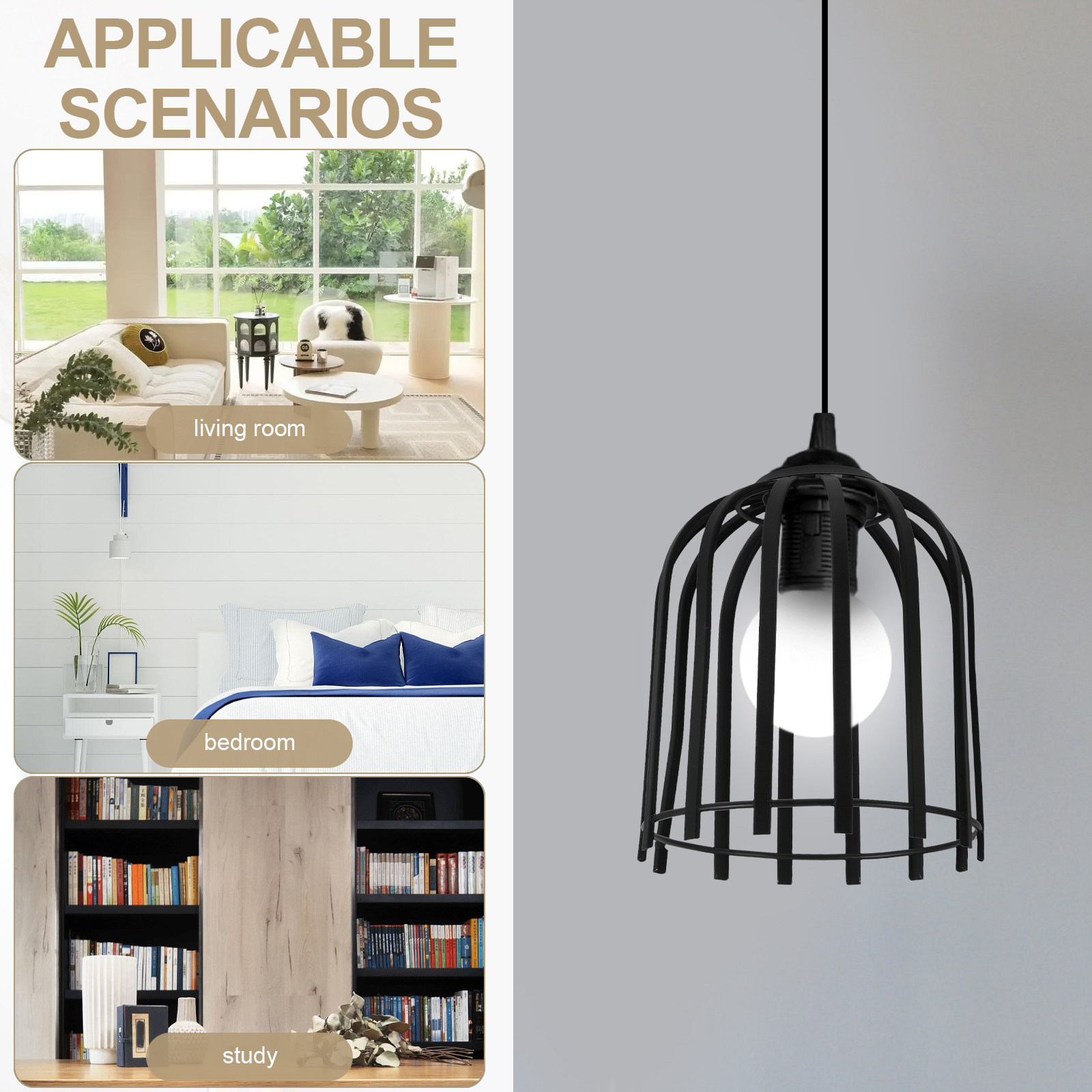 1 Adet Demir Tel Sarkıt Lamba  - Geometric Lamp Shade incelemesi ve fiyatı