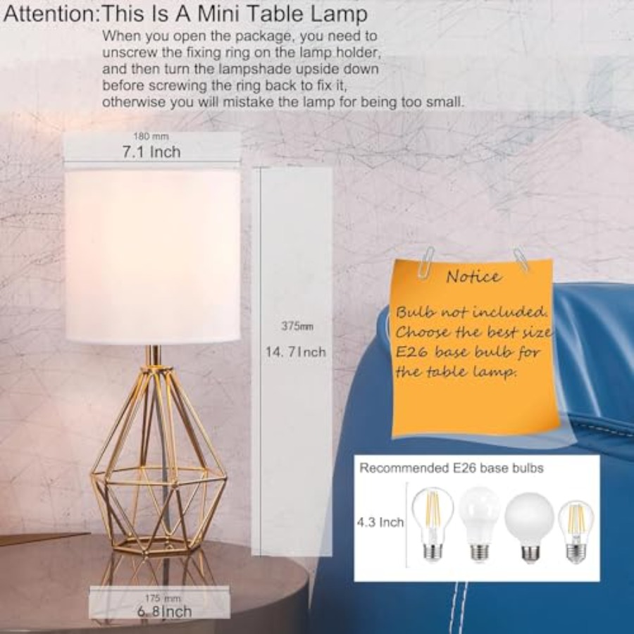 Modern Oymalı Tabanlı Yatak Od - Geometric Lamp Shade incelemesi ve fiyatı