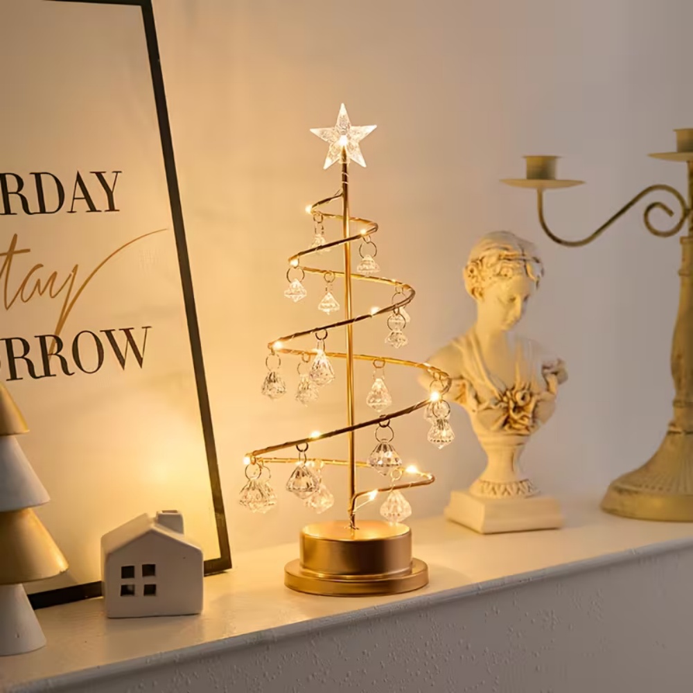 Noel Ağacı Bakır Tel LED Gece  - Pendant Lighting Christmas Decor incelemesi ve fiyatı