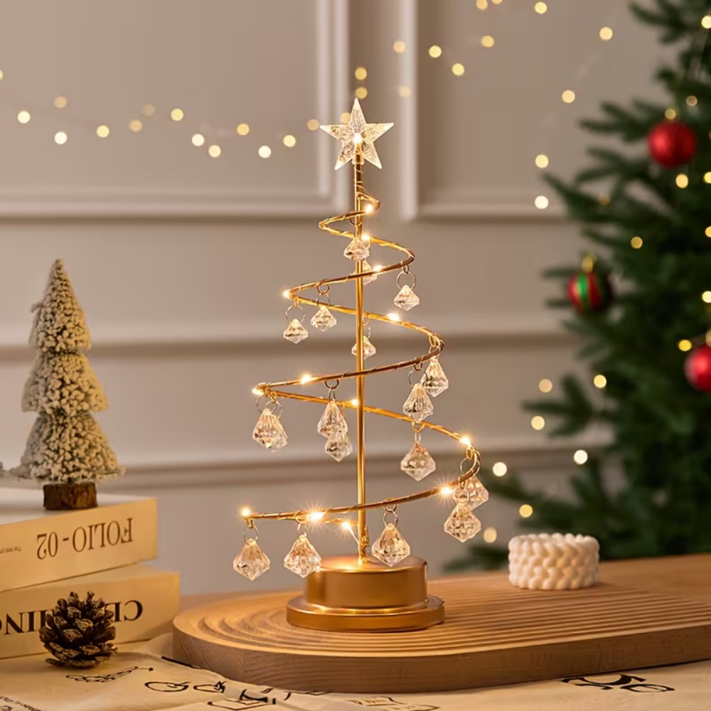 Noel Ağacı Bakır Tel LED Gece  - Pendant Lighting Christmas Decor incelemesi ve fiyatı