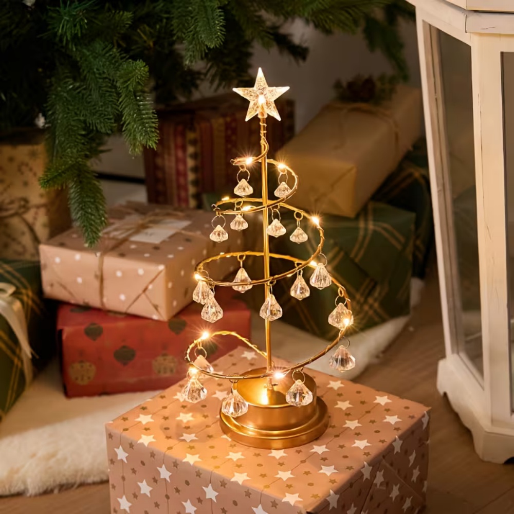 Noel Ağacı Bakır Tel LED Gece  - Pendant Lighting Christmas Decor incelemesi ve fiyatı