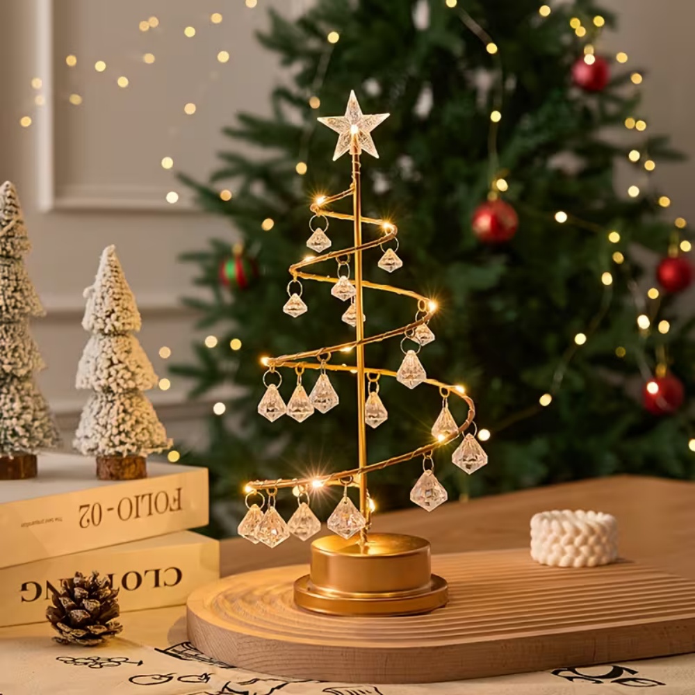 Noel Ağacı Bakır Tel LED Gece  - Pendant Lighting Christmas Decor incelemesi ve fiyatı